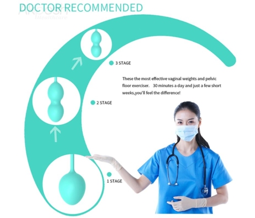 ARMONY - ANABIOSIS VAGINAL DUMBBELL 3 LEVELS GREEN