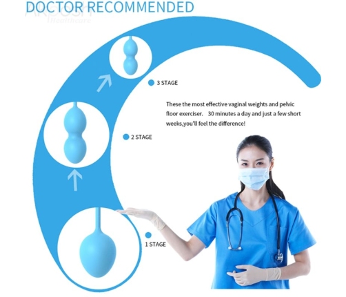 ARMONY - ANABIOSIS VAGINAL DUMBBELL 3 LEVELS BLUE