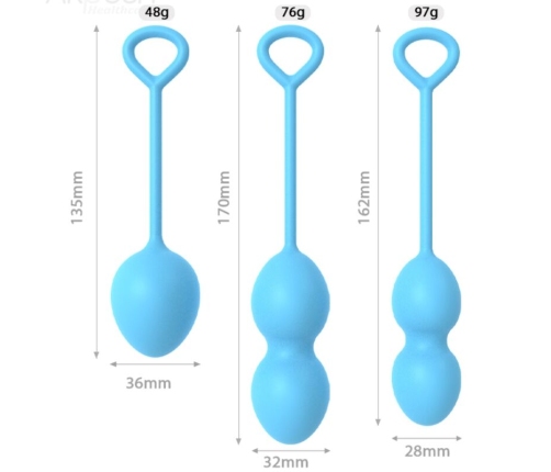 ARMONY - ANABIOSIS VAGINAL DUMBBELL 3 LEVELS BLUE