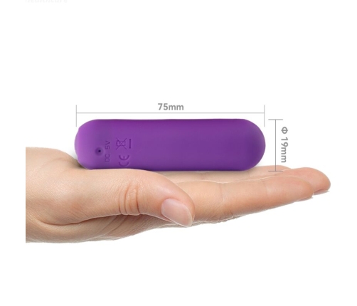 ARMONY - SPLASH HAHA VIBRATOR BULLET SILICONE 10 VIBRATIONS 75 X 19 CM PURPLE