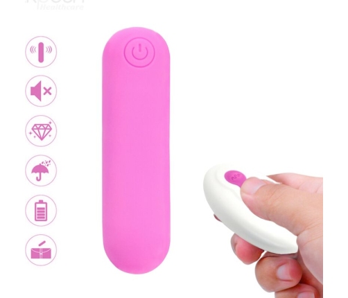ARMONY - SPLASH JOLINE VIBRATOR BULLET SILICONE REMOTE CONTROL 10 VIBRATIONS 65 X 15 CM PINK