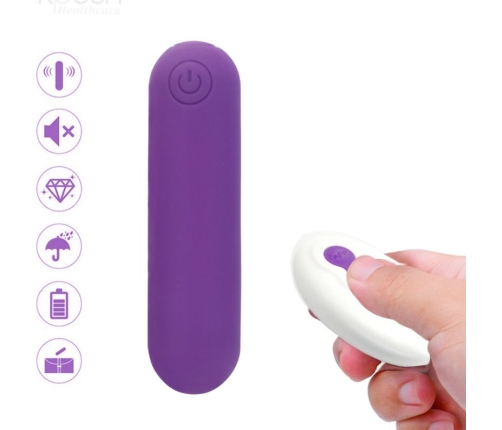 ARMONY - SPLASH JOLINE VIBRATOR BULLET SILICONE REMOTE CONTROL 10 VIBRATIONS 6.5 X 1.5 CM PURPLE