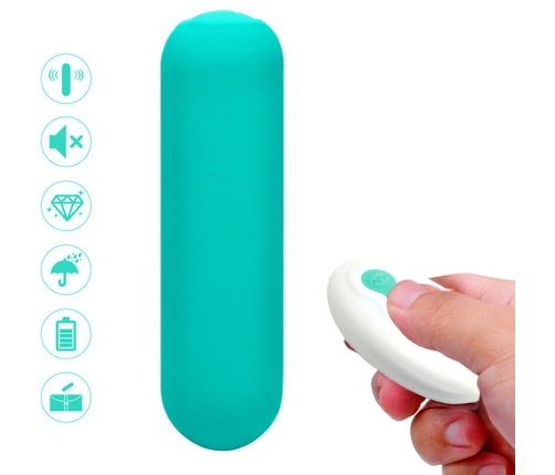ARMONY - SPLASH JOIE VIBRATOR BULLET SILICONE REMOTE CONTROL 10 VIBRATIONS 75 X 19 CM GREEN