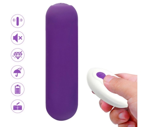 ARMONY - SPLASH JOIE VIBRATOR BULLET SILICONE REMOTE CONTROL 10 VIBRATIONS 75 X 19 CM PURPLE