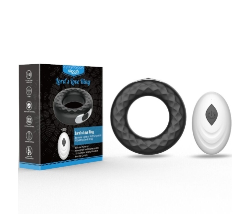ARMONY - LORD'S LOVE RING VIBRATOR REMOTE CONTROL BLACK