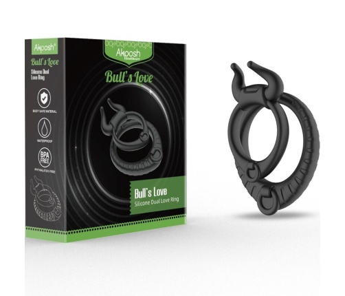 ARMONY - BULL'S PASION RING BLACK