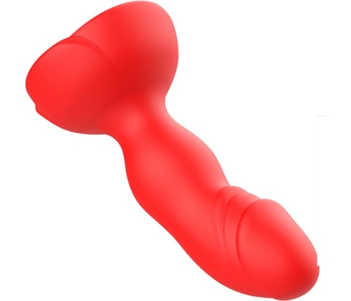 ARMONY - EXTREME A BLOOM ROSE VIBRATOR & ANAL PLUG REMOTE CONTROL RED