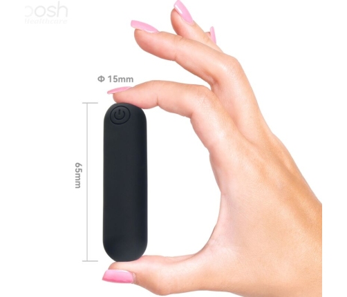 ARMONY - SPLASH JOLINE BALA VIBRADORA SILICONA CONTROL REMOTO 10 VIBRACIONES 65 X 15 CM NEGRO