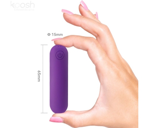 ARMONY - SPLASH JOLINE VIBRATOR BULLET SILICONE REMOTE CONTROL 10 VIBRATIONS 6.5 X 1.5 CM PURPLE