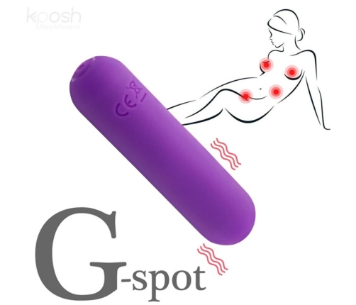 ARMONY - SPLASH JOLINE VIBRATOR BULLET SILICONE REMOTE CONTROL 10 VIBRATIONS 6.5 X 1.5 CM PURPLE