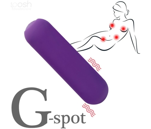 ARMONY - SPLASH JOIE VIBRATOR BULLET SILICONE REMOTE CONTROL 10 VIBRATIONS 75 X 19 CM PURPLE