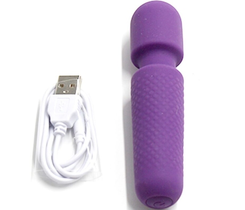 ARMONY - YOUR MAGIC MASSAGER & VIBRATOR RECHARGEABLE 10 VIBRATIONS WAND DOTS PURPLE