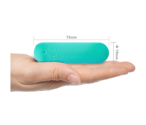 ARMONY - SPLASH HAHA VIBRATOR BULLET SILICONE 10 VIBRATIONS 75 X 19 CM GREEN