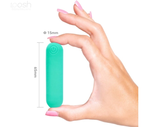 ARMONY - SPLASH JOLINE VIBRATOR BULLET SILICONE REMOTE CONTROL 10 VIBRATIONS 65 X 15 CM GREEN