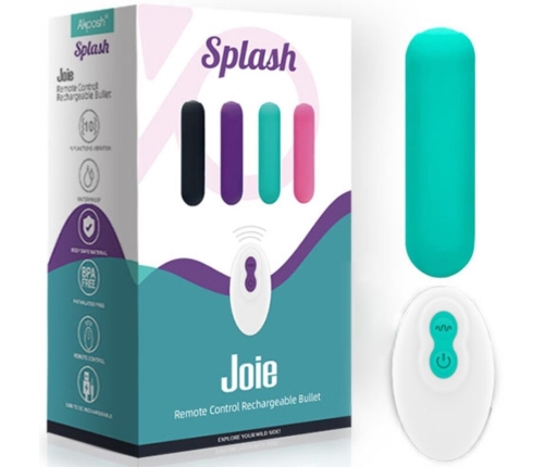 ARMONY - SPLASH JOIE VIBRATOR BULLET SILICONE REMOTE CONTROL 10 VIBRATIONS 75 X 19 CM GREEN