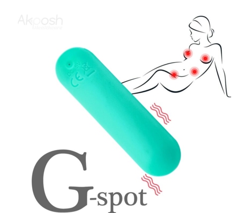 ARMONY - SPLASH JOIE VIBRATOR BULLET SILICONE REMOTE CONTROL 10 VIBRATIONS 75 X 19 CM GREEN