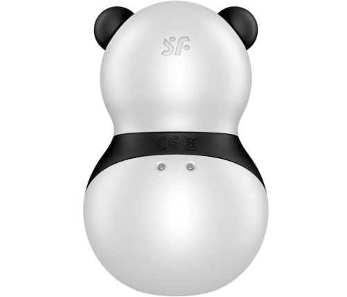 SATISFYER - POCKET PANDA STIMULATOR & VIBRATOR BLACK AND WHITE