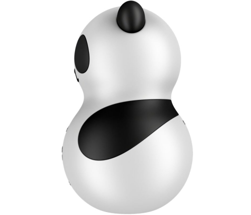 SATISFYER - POCKET PANDA STIMULATOR & VIBRATOR BLACK AND WHITE