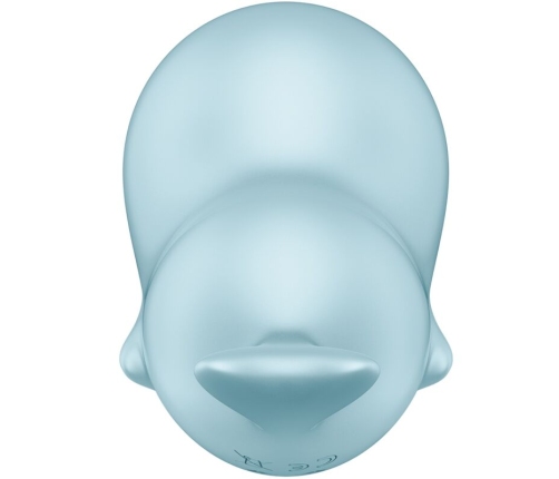 SATISFYER - SASSY SEAL STIMULATOR & VIBRATOR BLUE