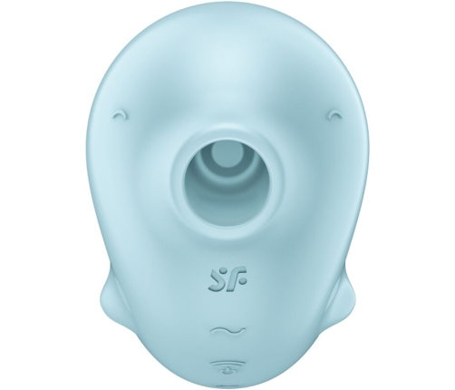 SATISFYER - SASSY SEAL STIMULATOR & VIBRATOR BLUE