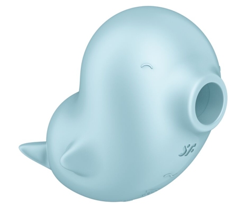 SATISFYER - SASSY SEAL STIMULATOR & VIBRATOR BLUE