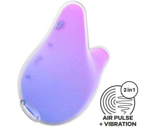 SATISFYER - MERMAID VIBES STIMULATOR & VIBRATOR VIOLET AND PINK