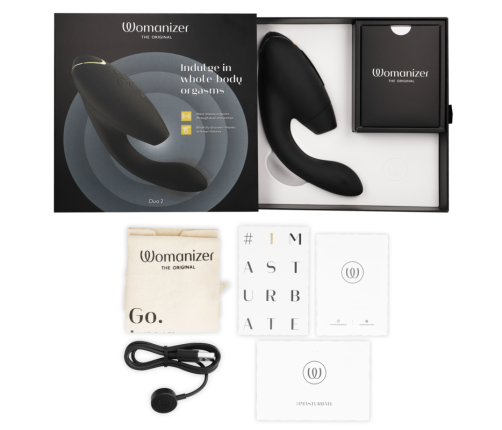 WOMANIZER - DUO 2 STIMULATOR BLACK