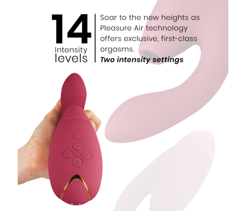 WOMANIZER - DUO 2 STIMULATOR BORDEAUX