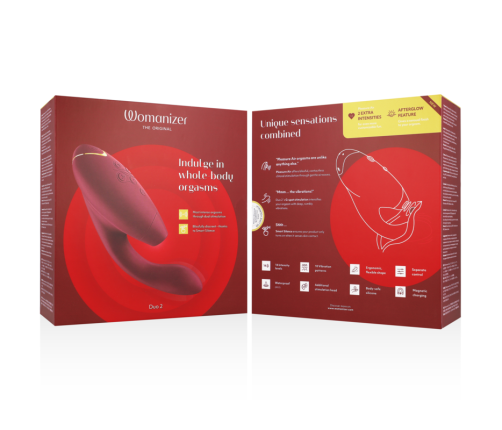 WOMANIZER - DUO 2 STIMULATOR BORDEAUX