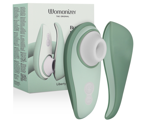 WOMANIZER - LIBERTY 2 ESTIMULADOR & SUCCIONADOR CLÍTORIS VERDE CLARO