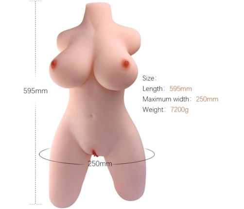 ARMONY - REALISTIC FEMALE TORSO MODEL 2