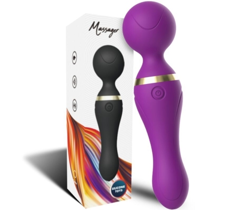 ARMONY - FREEZA MASSAGER & VIBRATOR SUPER FLEXIBLE HEAD PURPLE