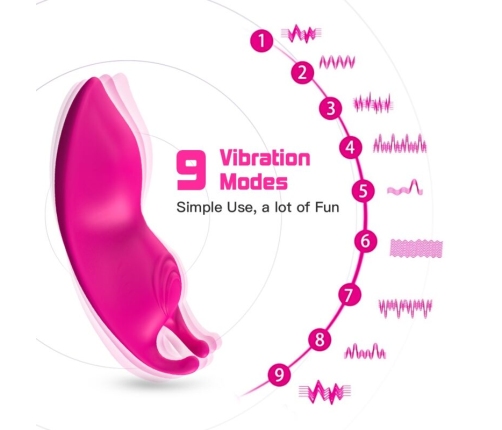 ARMONY - HONEYBEE WEARABLE PANTIES VIBRATOR G-SPOT REMOTE CONTROL FUCHSIA