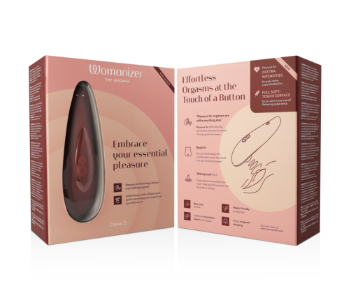 WOMANIZER - CLASSIC 2 CLITORAL STIMULATOR BORDEAUX