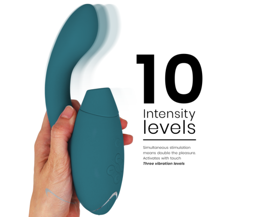 WOMANIZER - DUO 2 STIMULATOR BLUE PETROL