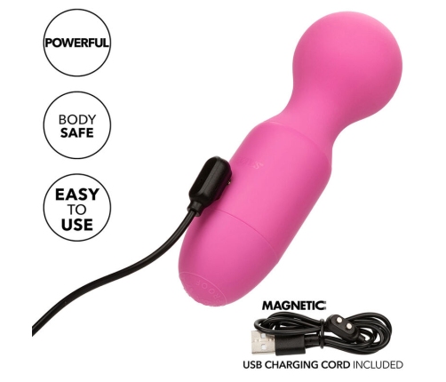 CALEXOTICS - FIRST TIME MASAJEADOR RECARGABLE 10 VIBRACIONES ROSA