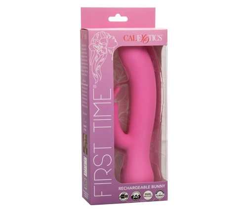 CALEXOTICS - FIRST TIME VIBRATOR RABBIT RECHARGEABLE PINK