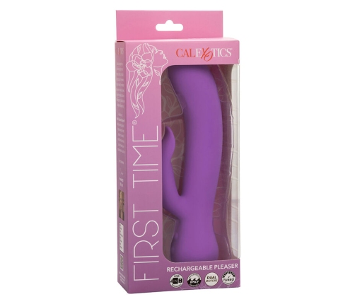 CALEXOTICS - FIRST TIME VIBRATOR PLEASER RECHARGEABLE PURPLE