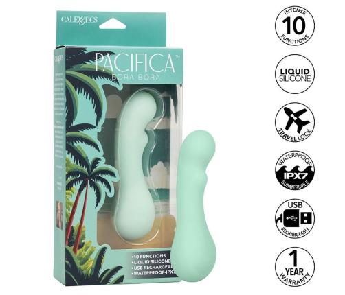 CALEXOTICS - PACIFICA BORA BORA ESTIMULATOR G SPOT 10 VIBRATIONS AQUA