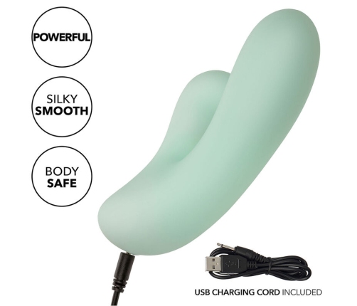 CALEXOTICS - PACIFICA FIJI VIBRADOR Y ESTIMULADOR PUNTO G 10 VIBRACIONES AQUA