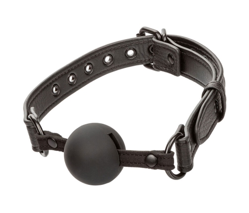 CALEXOTICS - NOCTURNAL MORDAZA DE BOLA SILICONA NEGRO