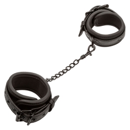 CALEXOTICS - NOCTURNAL LEATHER WRIST CUFFS ADJUSTABLE BLACK CALEXOTICS - NOCTURNAL LEATHER WRIST CUFFS ADJUSTABLE BLACK
