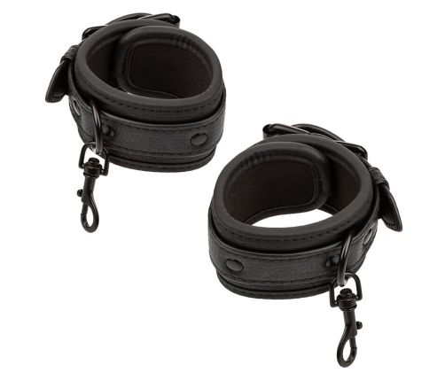 CALEXOTICS - NOCTURNAL HOG TIE CONNECTOR CUERO AJUSTABLE BLACK