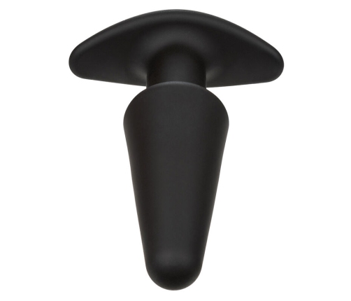 CALEXOTICS - ROCK BOTTOM TAPERED ANAL PLUG 10 VIBRACIONES SILICONE BLACK