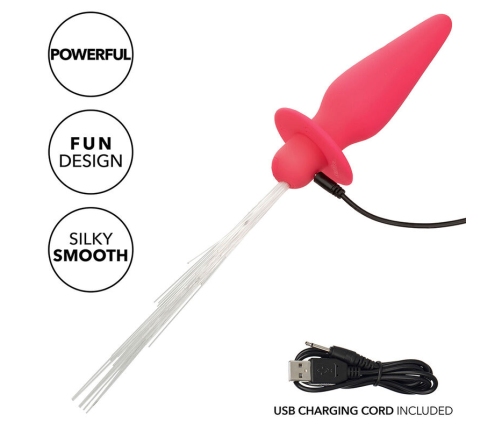 CALEXOTICS - SOUTHERN LIGHTS LIGHT UP ANAL PLUG 10 VIBRATIONS SILICONE PINK