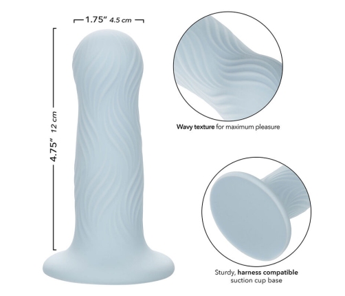 CALEXOTICS - WAVE RIDER FOAM ANAL PLUG BLUE
