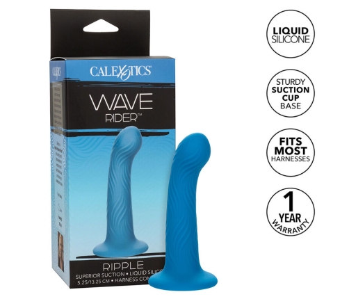 CALEXOTICS - WAVE RIDER RIPPLE ANAL PLUG BLUE