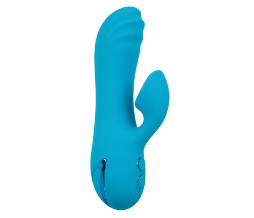 CALEXOTICS - SUNSET BEACH SEDUCER VIBRATOR & STIMULATOR 10 FUNCTIONS BLUE