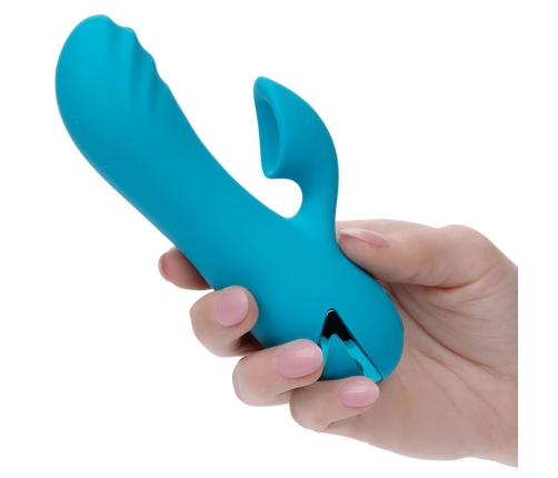 CALEXOTICS - SUNSET BEACH SEDUCER VIBRATOR & STIMULATOR 10 FUNCTIONS BLUE
