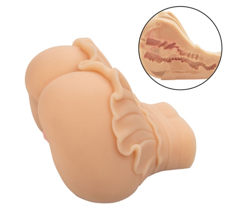 CALEXOTICS - THE PEEP SHOW GIRL DOUBLE REALISTIC MASTURBATOR FLESH